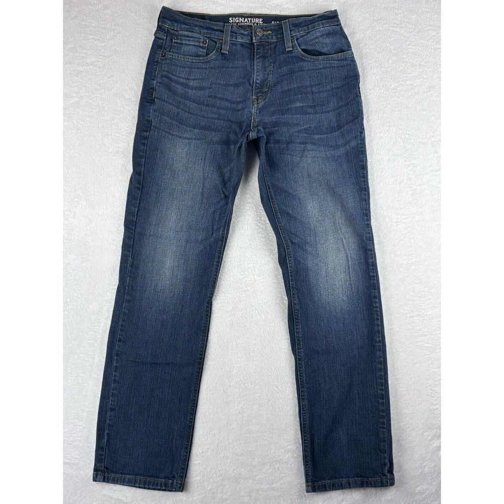 Levi's Jeans Womens‎ Straight Signature S67 Athletic Mid Rise Jeans Size 30